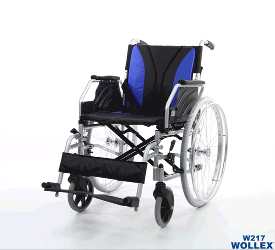 Wollex W217 Aluminyum Hafif Manuel Tekerlekli Sandalye,Wollex,w217